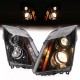 03 - 07 Cadillac CTS Projector Scheinwerfer Angeleyes chrom