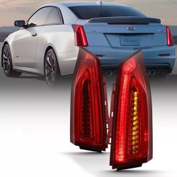 Cadillac ATS Satz LED Rückleuchten rot klar 13 - 18 2013 2018 Blinker gelb 2015