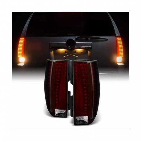 07-14 Cadillac Escalade US LED Rückleuchten dark red dunkel rot