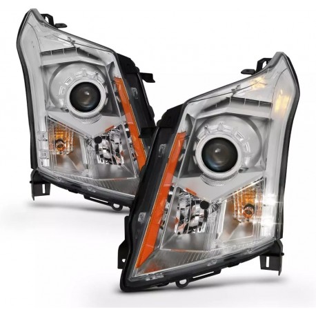 10-16 Cadillac SRX Halogen Projector Scheinwerfer LED chrom