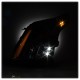 10-16 Cadillac SRX Halogen Projector Scheinwerfer LED black