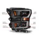 Für Ford F150 15 - 17 Projector Scheinwerfer LED Tube 2017 16 2015 schwarz 2016