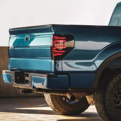 Ford F15 09 - 14 Alpharex LED LUXX Rückleuchten schwarz Blinker gelb 2009 2014