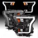 Für Ford F150 15 - 17 Projector Scheinwerfer LED Tube 2017 16 2015 schwarz 2016