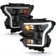 Für Ford F150 15 - 17 Projector Scheinwerfer LED Tube 2017 16 2015 schwarz 2016