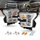 Für Ford F150 15 - 17 Projector Scheinwerfer LED Tube 2017 16 2015 chrom 2016