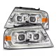 Für Ford F150 04 08 : Alpharex Pro Projector Scheinwerfer 2004 2008 chrom LED