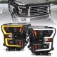 Für Ford F150 15 - 17 Projector Scheinwerfer LED Tube 2017 16 2015 2016 schwarz