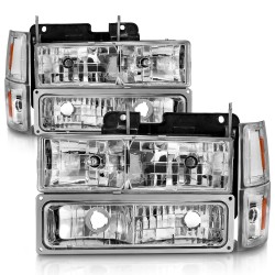 Chevrolet C/K Suburban Silverado Scheinwerfer Set klar 94 - 99 Tahoe 1999 1994 C
