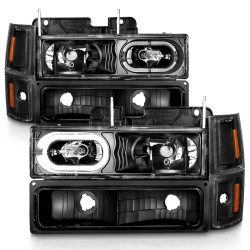 Chevrolet C/K Suburban Silverado Scheinwerfer Angeleyes 94 - 99 1994 1998 1999 B