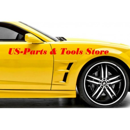 10-14 Chevrolet Camaro 2010 - 2014 Custom Side Scoops Front NEU! 10 14 13 2013 2012 12