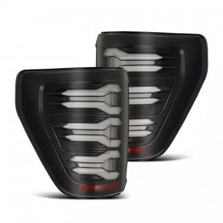 Ford F150 21 - 23 Alpharex LED LUXX Alpha Black Rückleuchten Blinker gelb 2021 2023