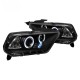 10-14 FORD MUSTANG 2010 2014 2012 2013 PROJECTOR SCHEINWERFER LED Angeleyes 10 12 14