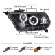 10-14 FORD MUSTANG 2010 2014 2012 2013 PROJECTOR SCHEINWERFER LED Angeleyes 10 12 14
