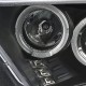 10-14 FORD MUSTANG 2010 2014 2012 2013 PROJECTOR SCHEINWERFER LED Angeleyes 10 12 14