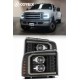 Für Ford F250 F350 F450 05 07 : Alpharex LUXX LED Projector Scheinwerfer alpha black 2007