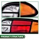 93-02 Chevrolet Camaro Klarglas Rückleuchten chrom 1993 2002 1998 97 99 01