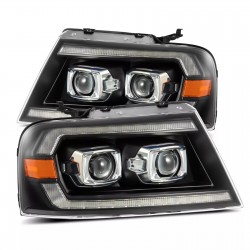 Für Ford F150 04 08 : Alpharex LUXX LED Projector Scheinwerfer 2004 2008 Alpha black