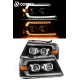 Für Ford F150 04 08 : Alpharex LUXX LED Projector Scheinwerfer 2004 2008 Alpha black