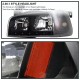 06-10 DODGE CHARGER SCHEINWERFER einteilig Blinker SATZ schwarz 08 2009 2010