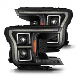Für Ford F150 18 - 20 Alpharex LUXX Serie LED Scheinwerfer 2018 19 2020 LED black