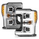 Für Ford F250 F350 F450 : Anzo Voll LED Scheinwerfer Neon Tube LED black 17 - 19 2017 2019 18
