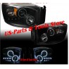 DODGE Ram 06 - 08 Projector Scheinwerfer schwarz  Angeleyes 2007 2006 2008