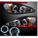 99-05 Pontiac Grand Am Projector Scheinwerfer Angeleyes LED schwarz 1999 2005