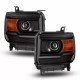 GMC Sierra Projector Scheinwerfer 14 - 19 schwarz 2014 2015 2019