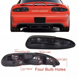 93-02 Chevrolet Camaro Klarglas Rückleuchten chrom 1993 2002 1998 97 99 01