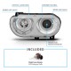 08-14 DODGE CHALLENGER SCHEINWERFER Angeleyes SATZ PROJECTOR CCFL 2008 2012 C
