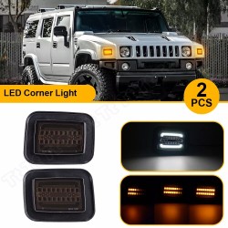 Hummer H2 LED sequential Blinker Standlicht Blinkleuchten Frontblinker smoke
