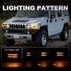 Hummer H2 LED sequential Blinker Standlicht Blinkleuchten Frontblinker smoke