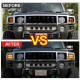 Hummer H3 LED sequential Blinker Standlicht Blinkleuchten Frontblinker smoke