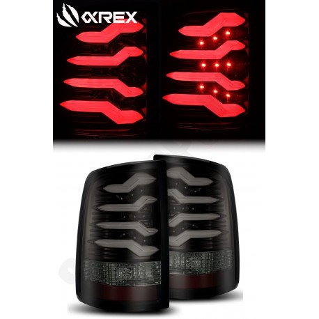 Dodge Ram Alpharex LED Rückleuchten Plasma Tube 2009 2010 2018 2012 09 18 smoke