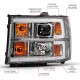 GMC Sierra Projector Scheinwerfer Neon Tube schwarz LED 07 - 13 2007 2013 2014