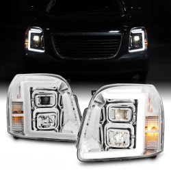 GMC Yukon Projector Scheinwerfer CCFL Angeleyes LED 07 - 13 Denali chr. 2007 2013