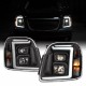 GMC Yukon Projector Scheinwerfer LED Tube 07 - 14 Denali chrom 2007 2014 2013