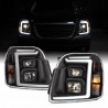 GMC Yukon Projector Scheinwerfer LED Tube 07 - 14 Denali schwarz 2007 2014 2013