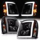 GMC Yukon Projector Scheinwerfer LED Tube 07 - 14 Denali schwarz 2007 2014 2013