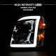 GMC Yukon Projector Scheinwerfer LED Tube 07 - 14 Denali schwarz 2007 2014 2013