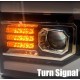 GMC Sierra Alpharex Projector Scheinwerfer Neon Tube LED 07 - 13 2007 2013 black