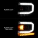 GMC Sierra Projector Scheinwerfer Neon LED Tube 14 - 19 schwarz 2014 2019 2017