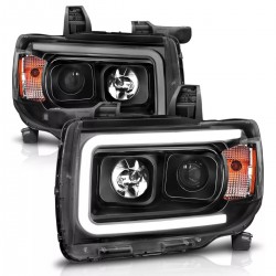 GMC Canyon Projector Scheinwerfer Neon Tube LED 15 - 22 2015 2022 black
