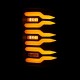 Dodge Ram Alpharex LED LUXX Rückleuchten alpha black Blinker gelb 2007 2008 07 08