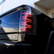 GMC Sierra Alpharex LED LUXX Rückleuchten schwarz Blinker gelb 2007 2013 07 13