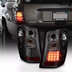 99-04 Jeep Grand Cherokee LED Rückleuchten smoke SATZ gelb Blinker ! 2004 1999