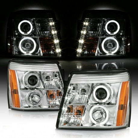 03-06 Cadillac Escalade Projector Scheinwerfer HID chrom