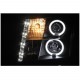 Cadillac Escalade 2002 - 2006 Projector Scheinwerfer Angeleyes Schwarz 02 EXT
