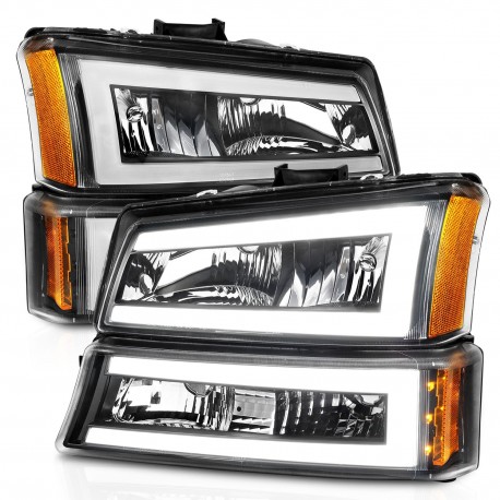 Chevrolet Silverado Avalanche 02 - 06 Scheinwerfer , LED, Blinker 2003 2006 blk.